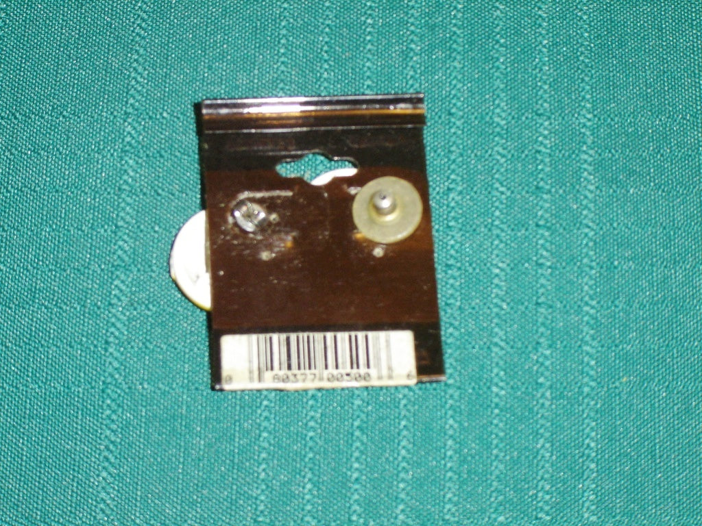 Vintage yellow and white pierced earrings hypo allergenic