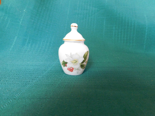 Hammersley bone china mini ginger jar mint condition rare find