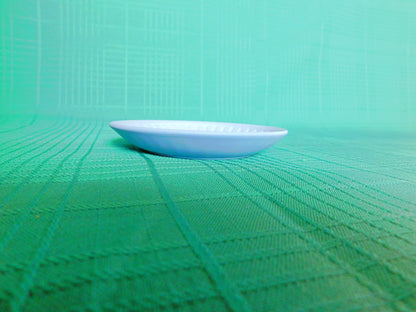 Wedgwood Aurora fluted tray cream on lavender jasperware near mint condition