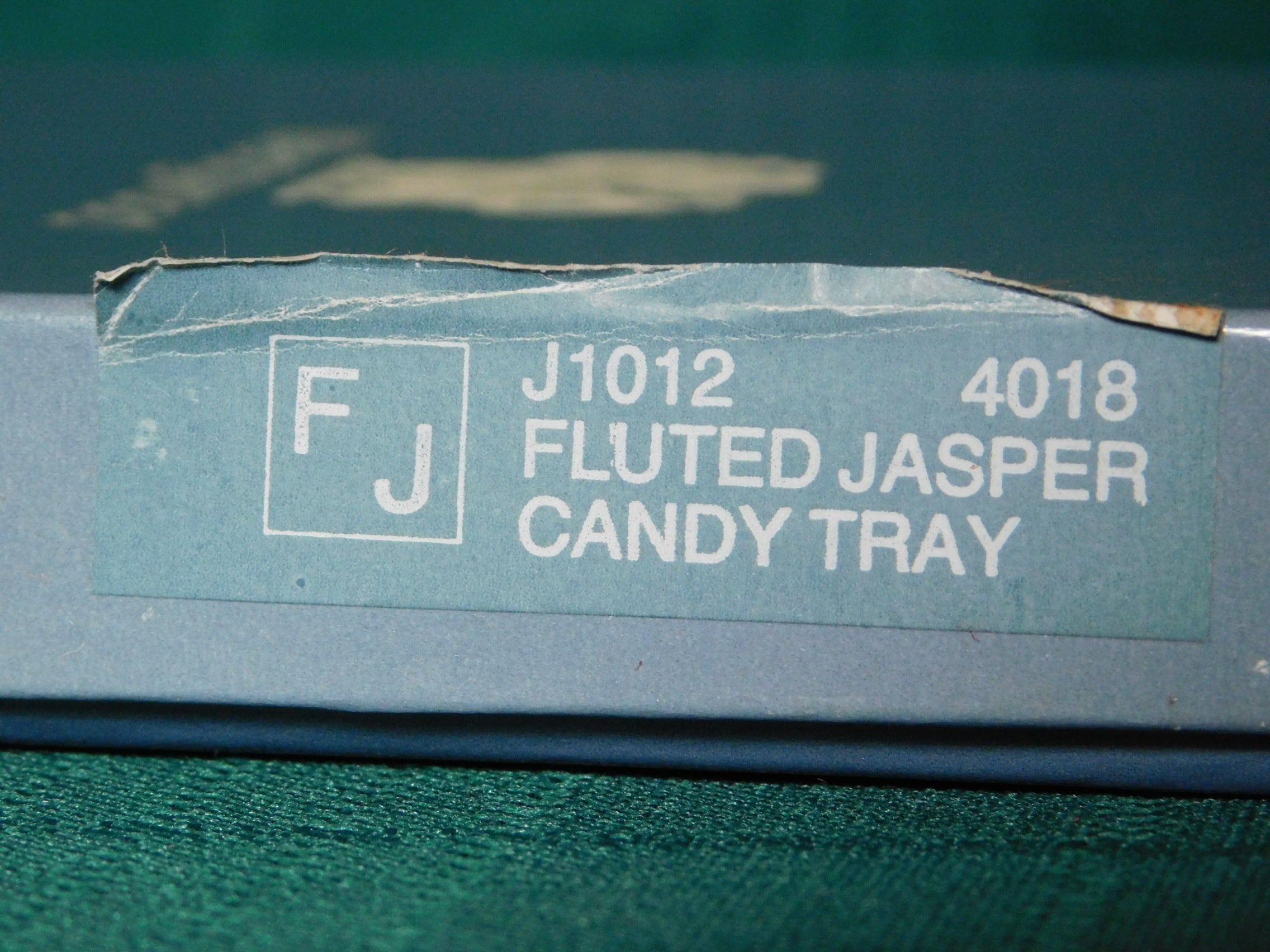 Wedgwood fluted Jasper J1012 candy tray in original box mint condition