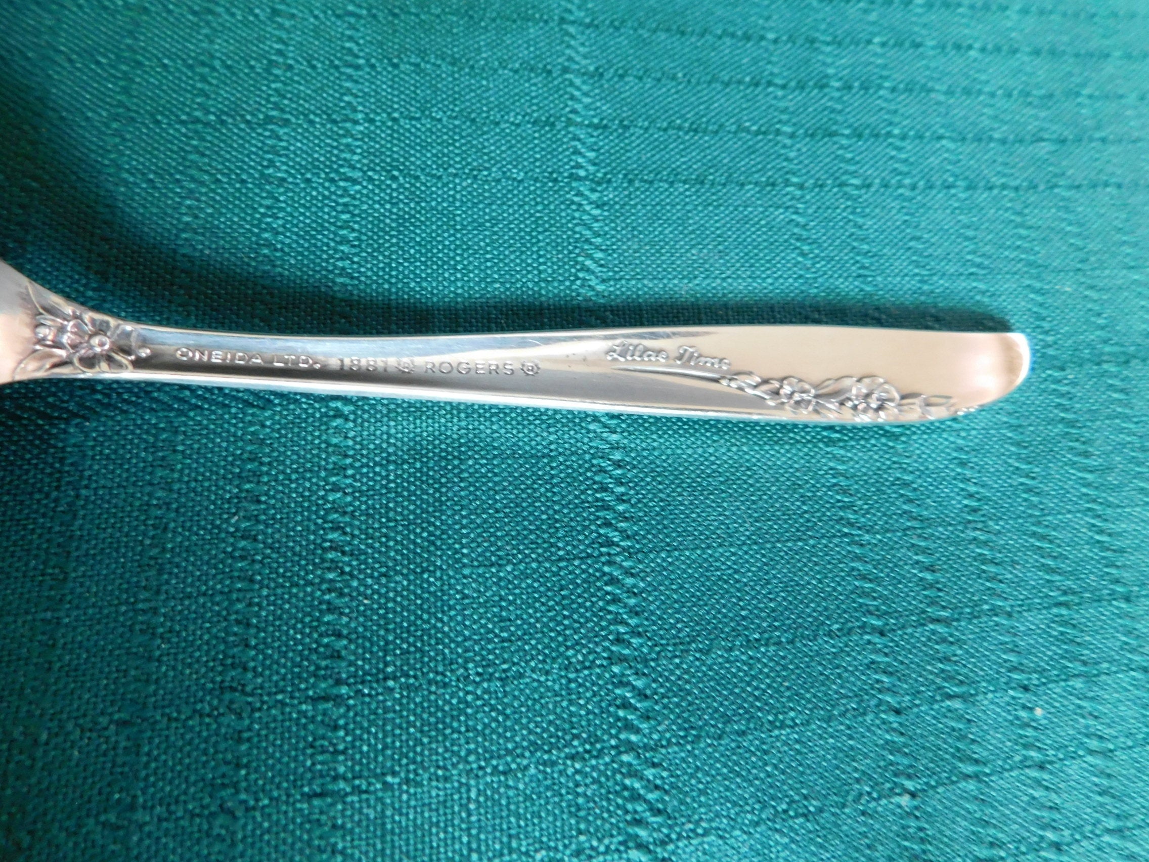 1881 Rogers Silverplate Flatware – “Lilac Time” Pattern (c. 1950s)