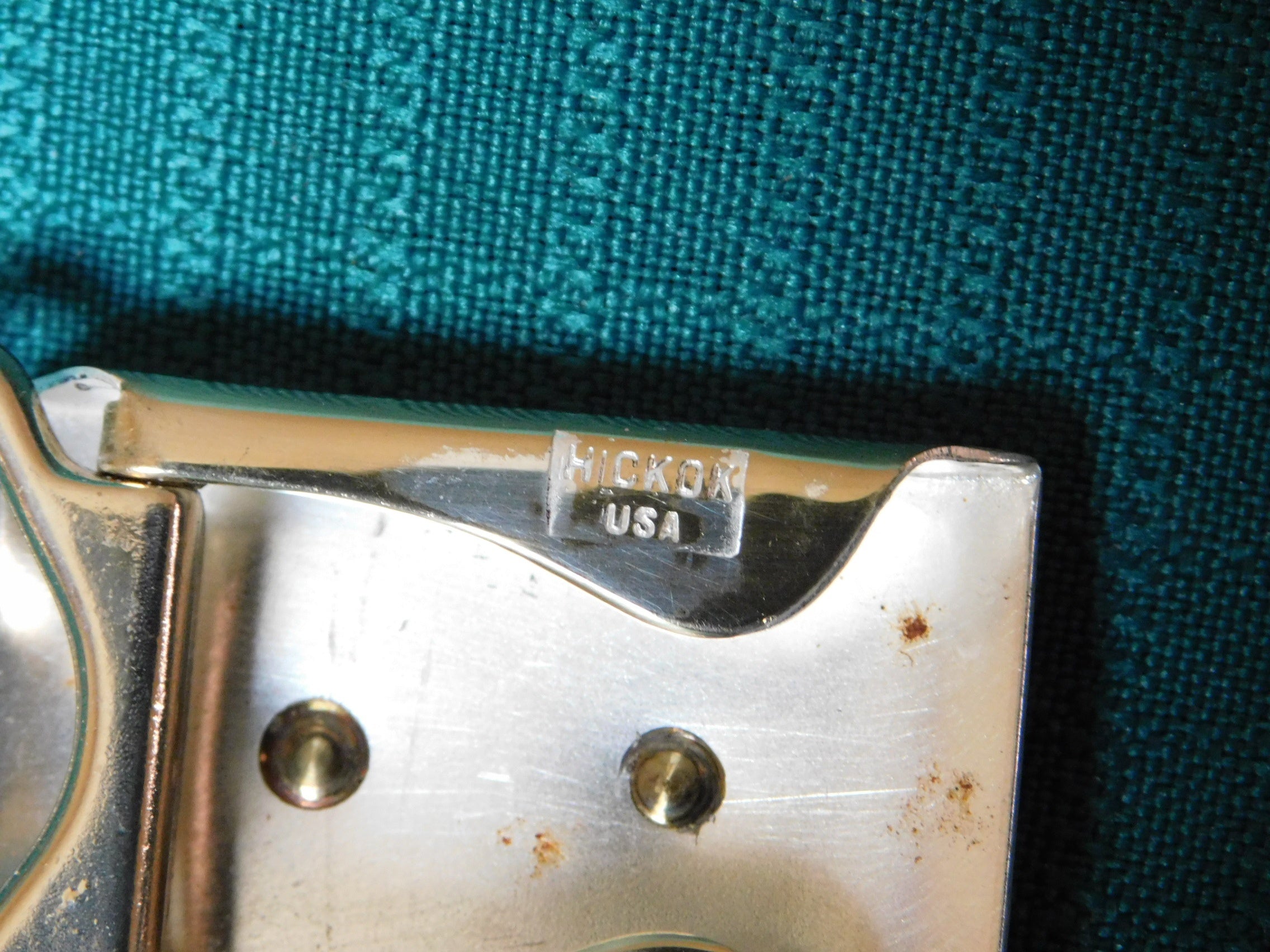 Train design belt buckle Hickok USA Zinc Alloy VGU