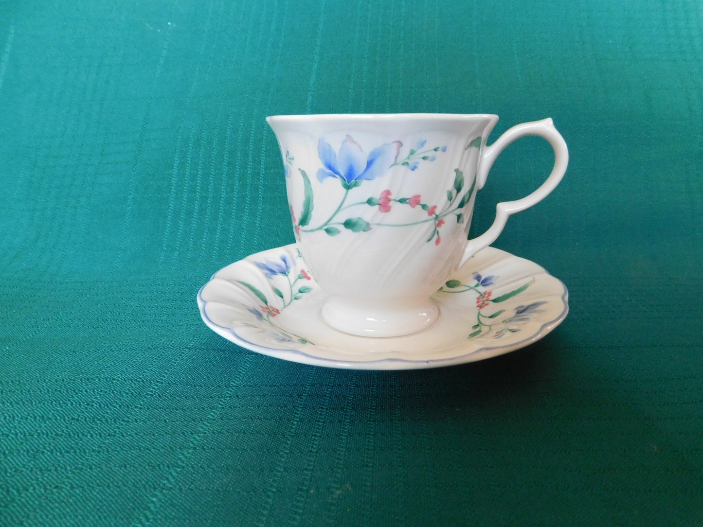 Nikko Floriana (1993) cup and saucer VGU