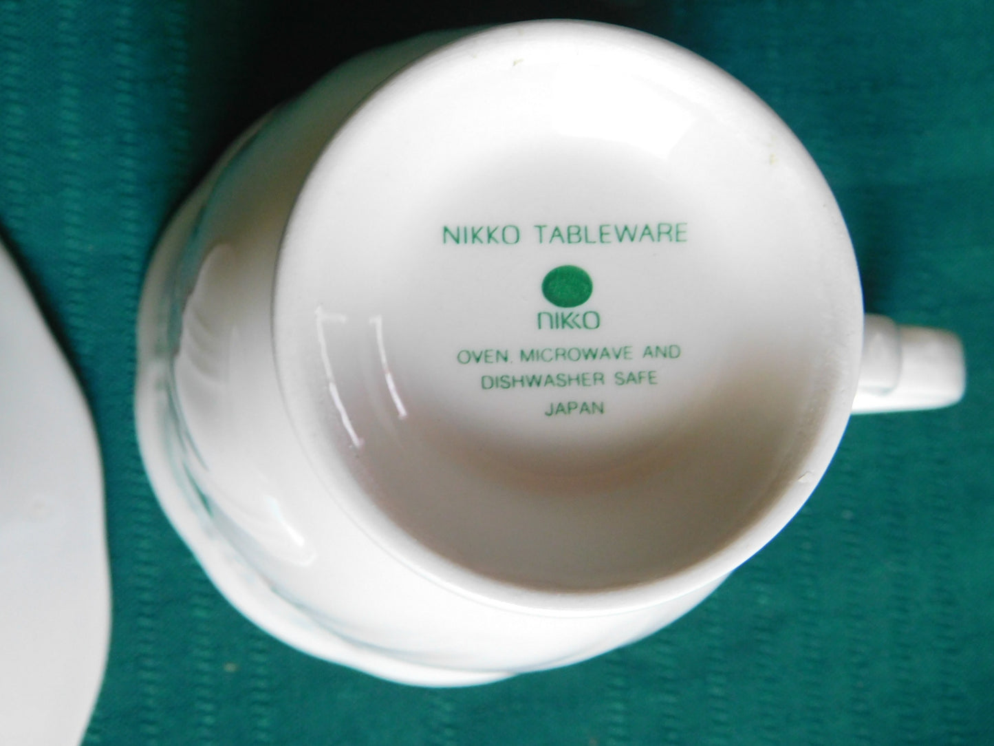 Nikko Floriana (1993) cup and saucer VGU