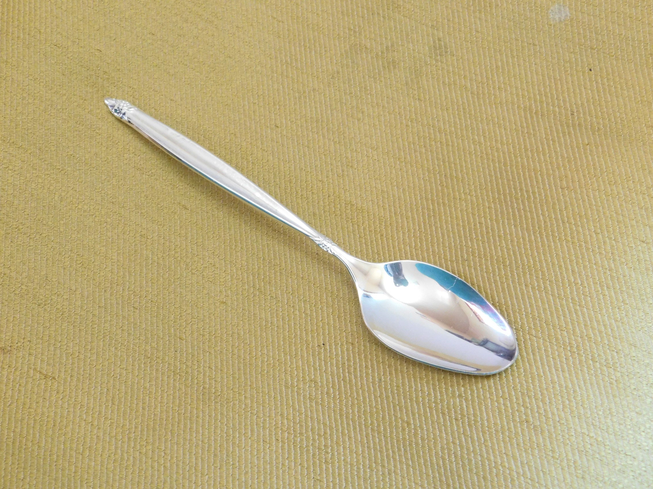 1847 Rogers Bros. Garland (1965) place oval soup spoon VGU