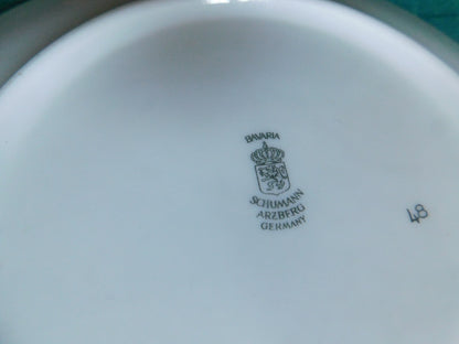 Schumann Bavaria scalloped embossed salad plate pears 48 VGU