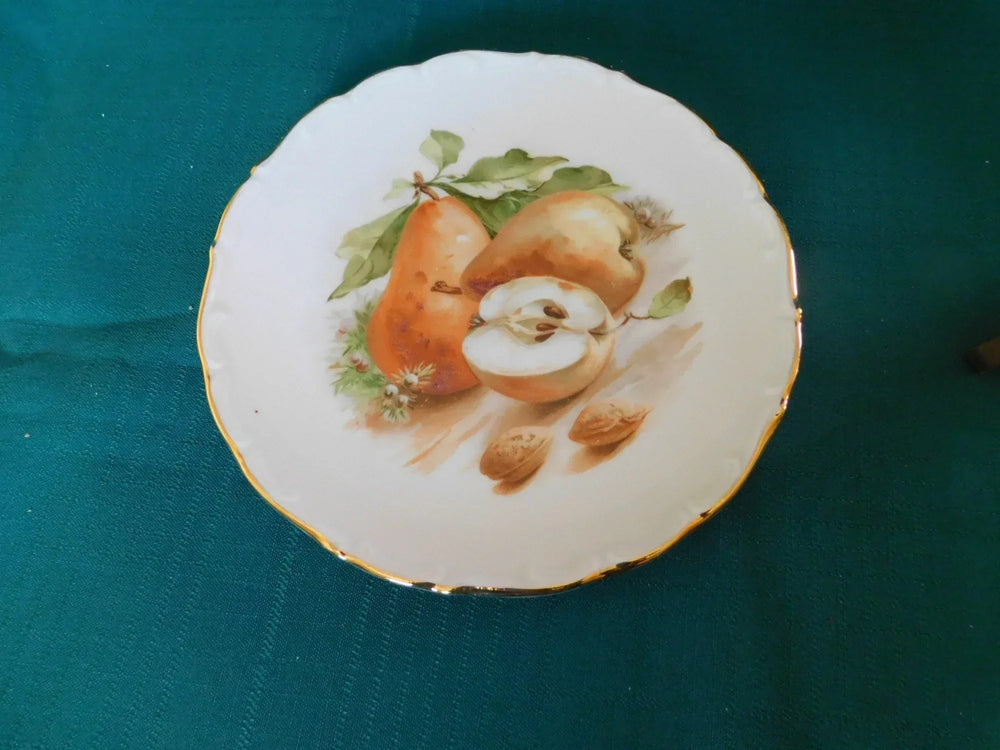 Schumann Bavaria scalloped embossed salad plate pear apple 66 48 right