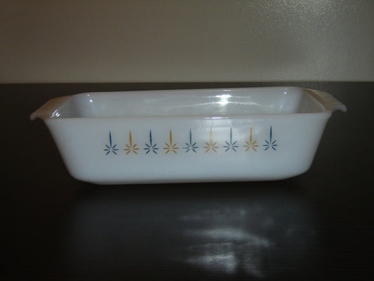 Vintage Fire King Candle Glow 1 qt. loaf pan