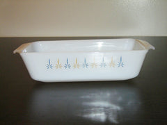 Vintage Fire King Candle Glow 1 qt. loaf pan