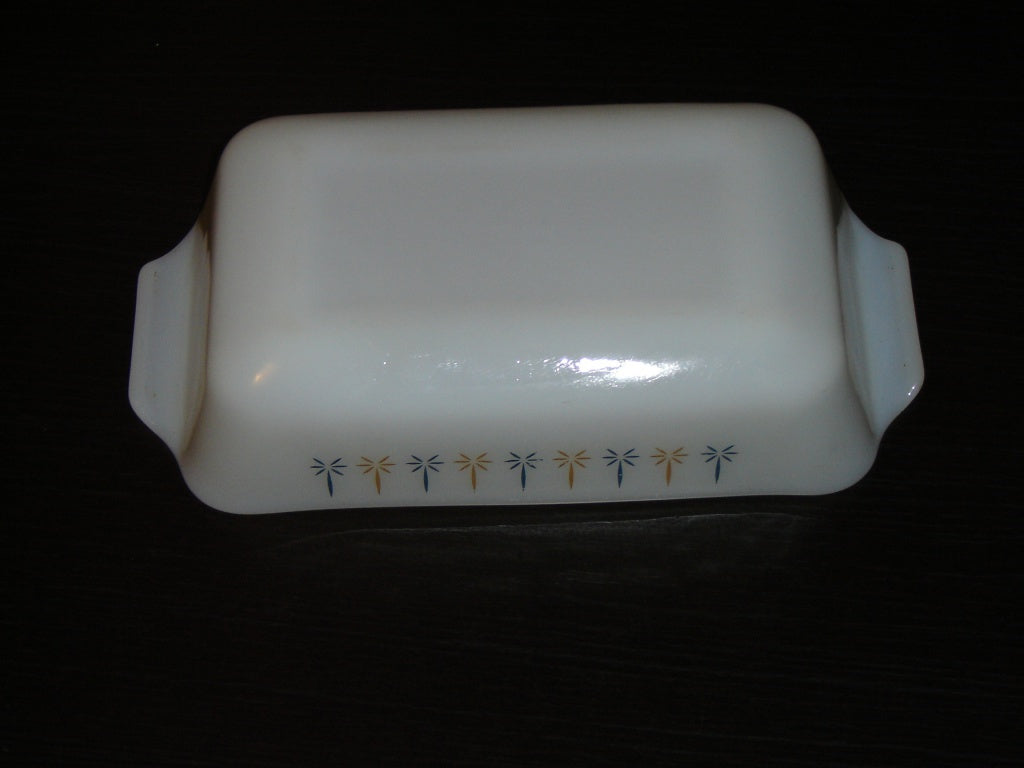 Vintage Fire King Candle Glow 1 qt. loaf pan