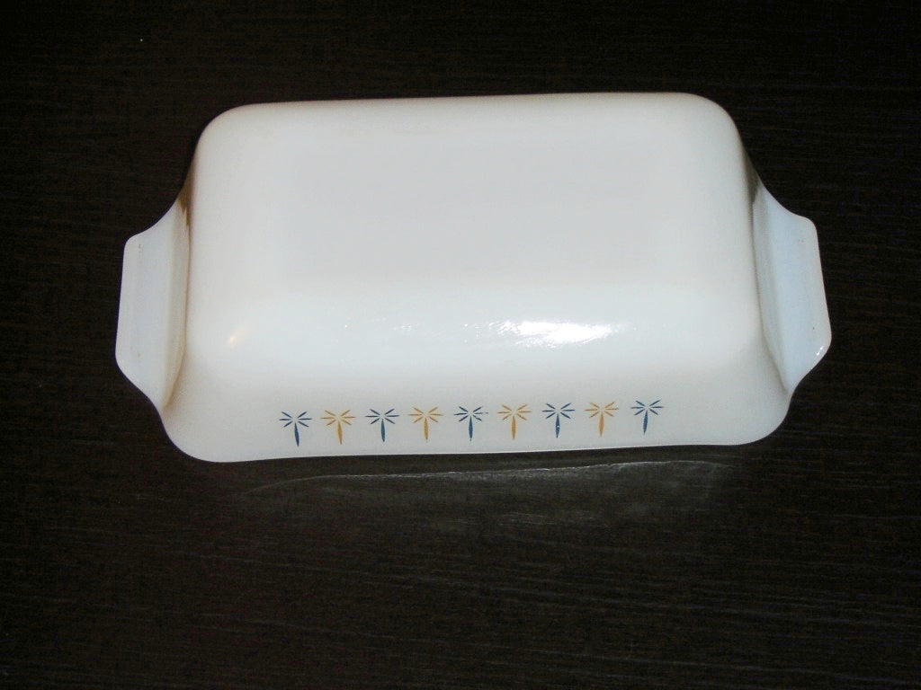 Vintage Fire King Candle Glow 1 qt. loaf pan