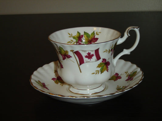 Royal Albert Canada cup and saucer near mint condition