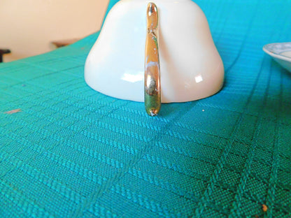 Sutherland 3334 yellow pink Roses yellow band cup and saucer GUC