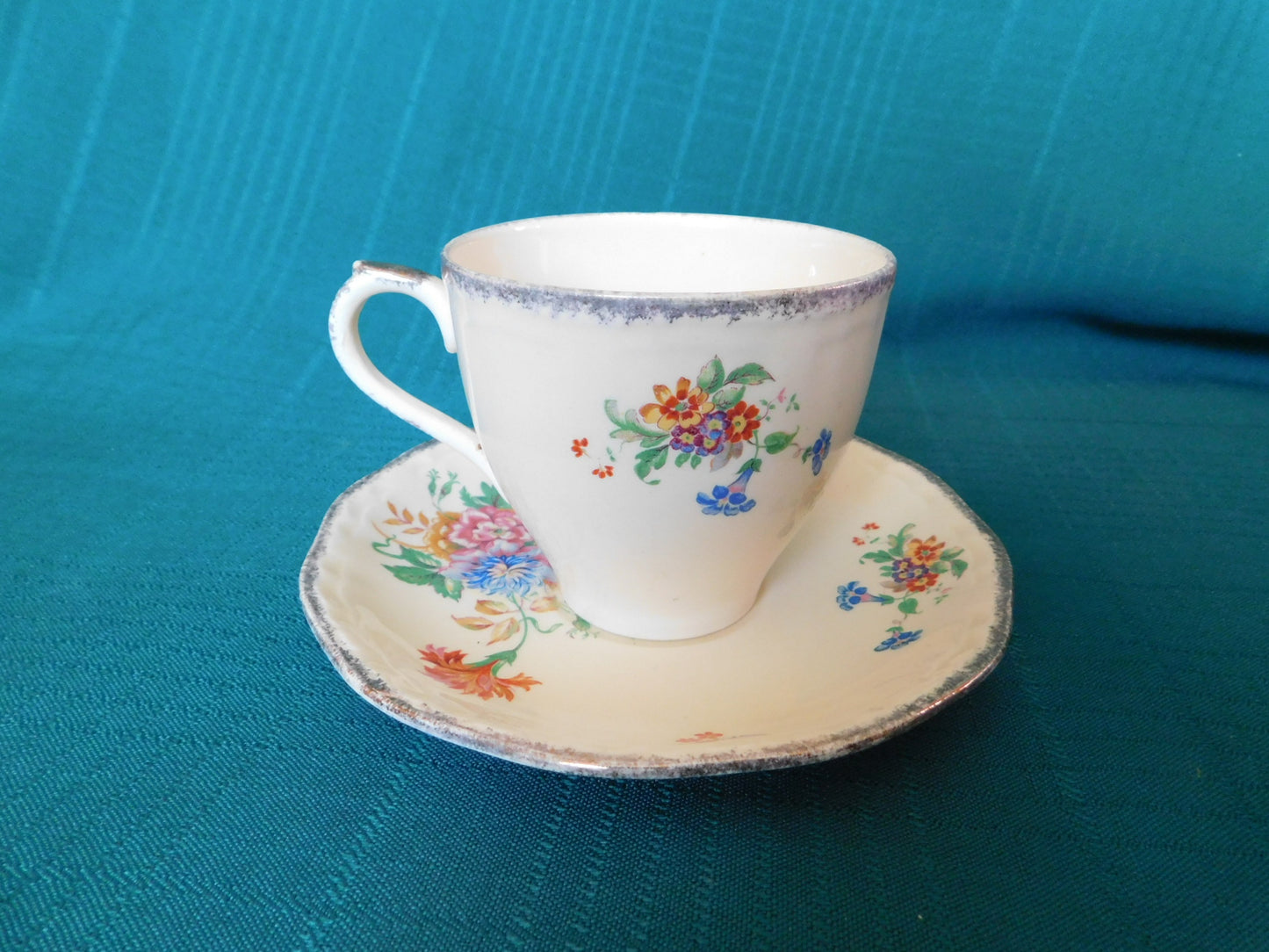 Meakin Marigold (Marquis) cup and saucer GUC