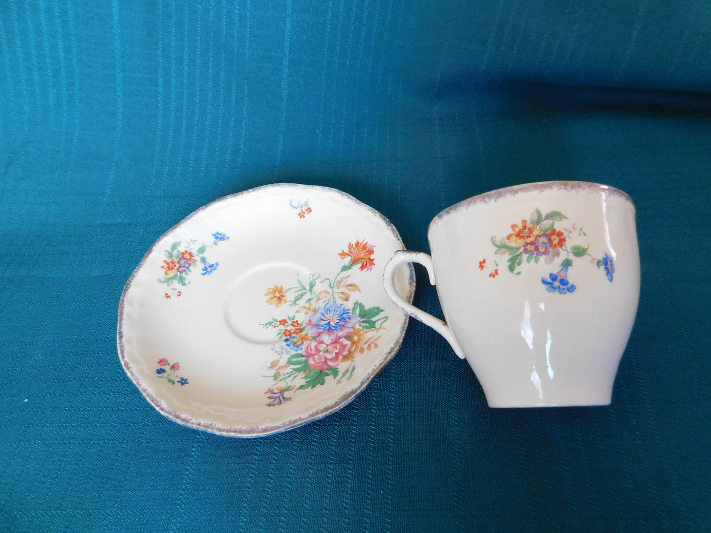 Meakin Marigold (Marquis) cup and saucer GUC