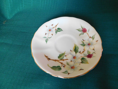 Hammersley Dogflower Blossom (Gold Foot) saucer near mint condition