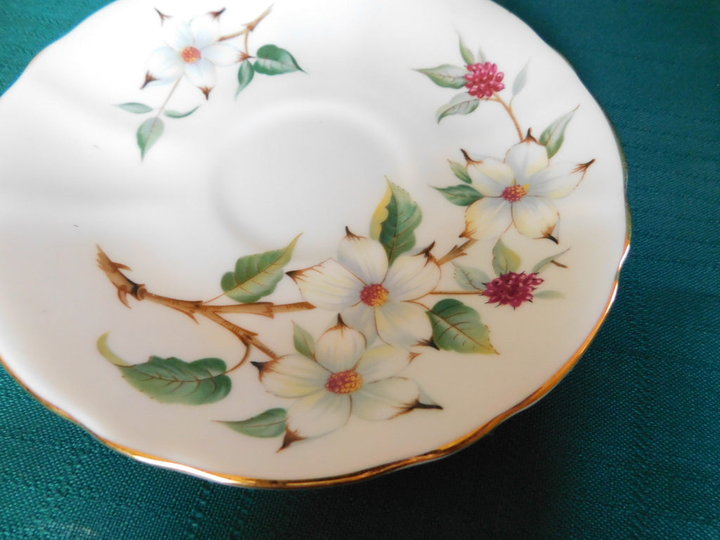 Hammersley Dogflower Blossom (Gold Foot) saucer near mint condition