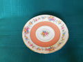 Paragon S5705/3 yellow pink blue floral peach band saucer VGU