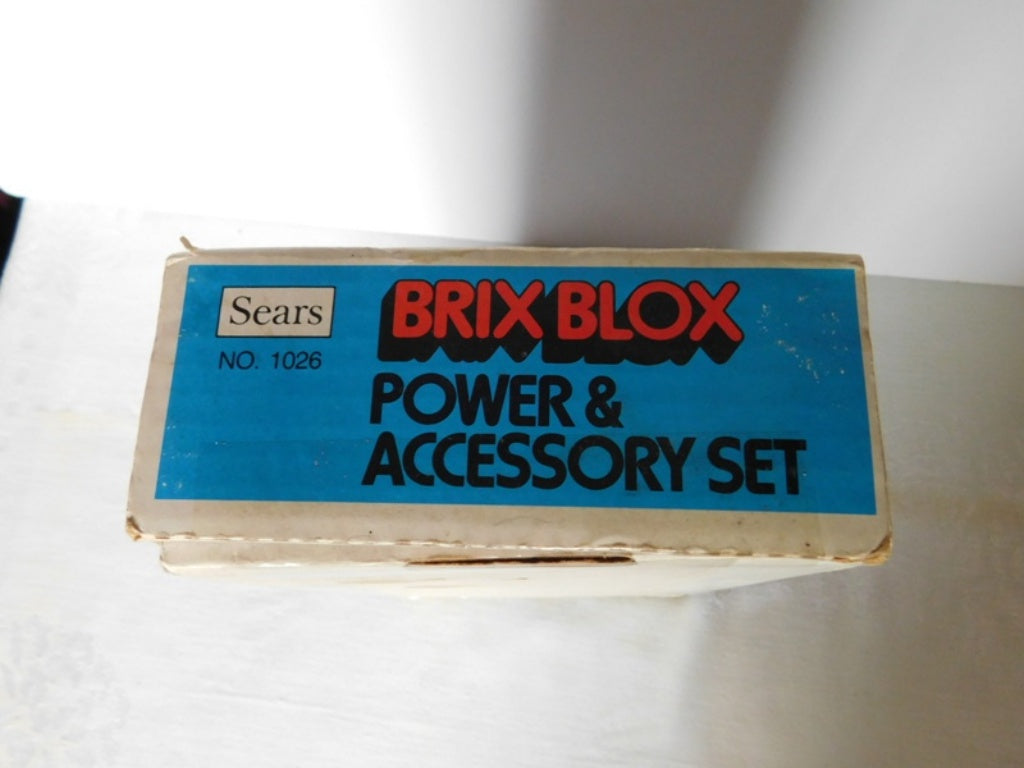 Vintage 125 piece Sears Brix Blox Power and Accessory set IB with manual