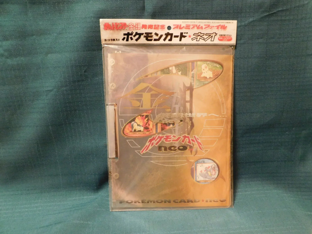 1999 Pok??mon Neo Genesis Premium File 1 ƒ?? Japanese 9ƒ??Card Binder Set NISP
