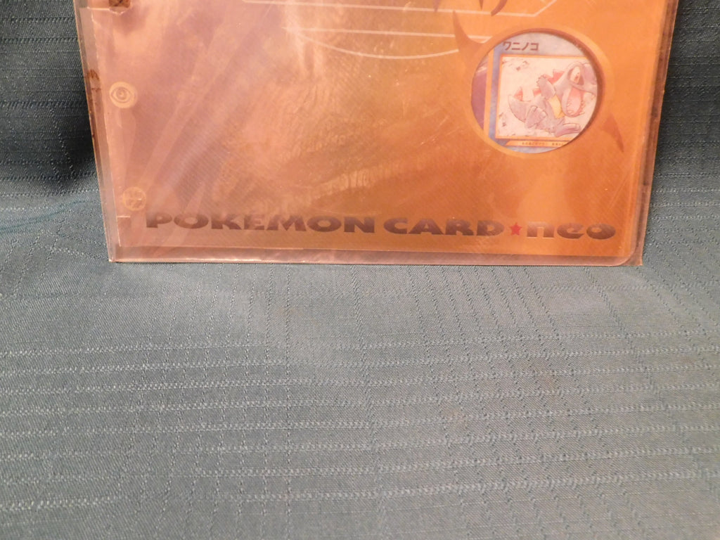 1999 Pokémon Neo Genesis Premium File 1 – Japanese 9‑Card Binder Set NISP