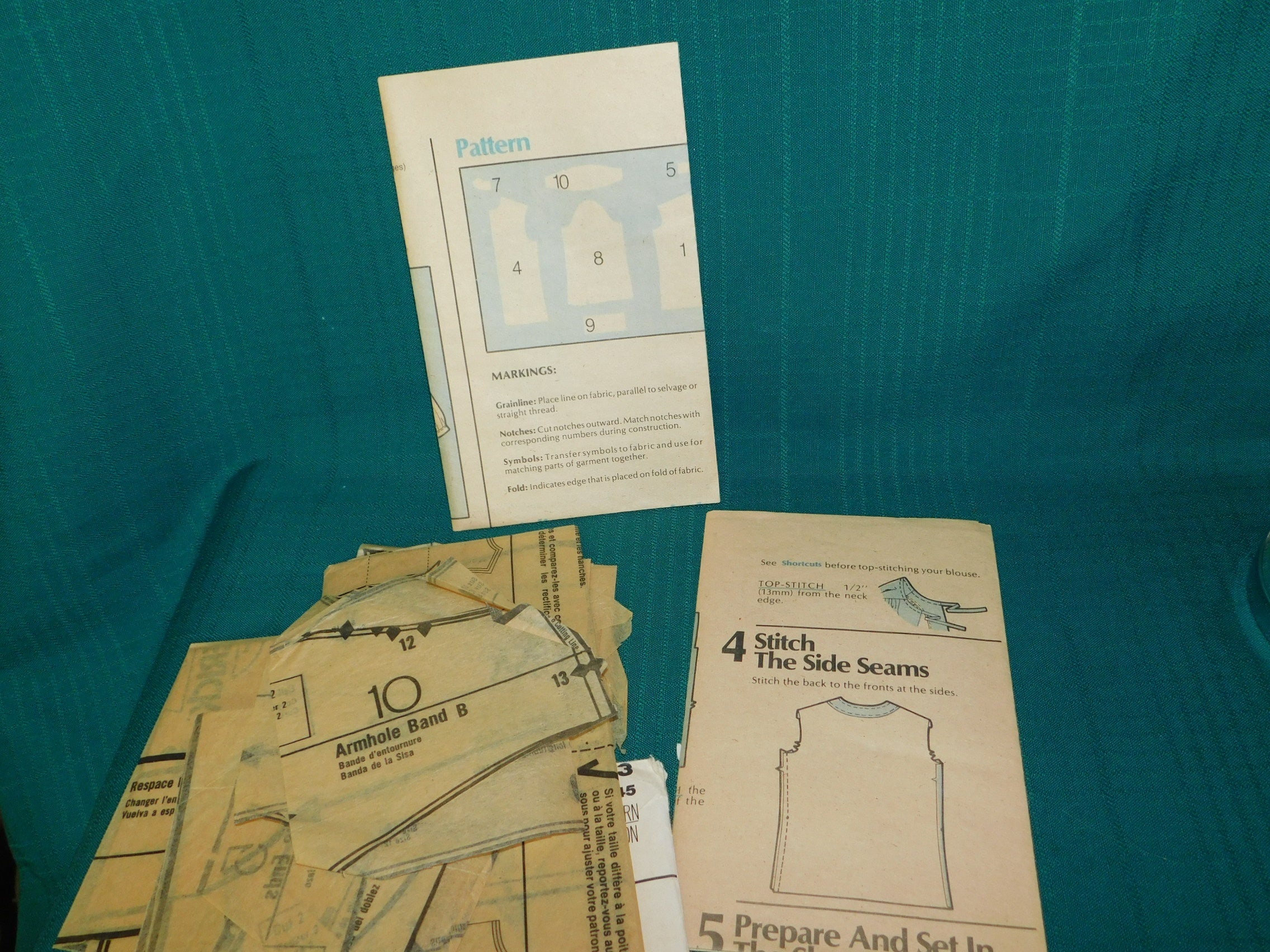 Butterick 3163 Marie Osmond Blouse Pattern – Vintage 1980s Sewing, Size 8-10-12