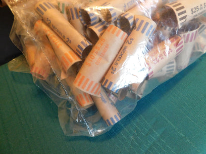 Assorted Paper Coin Wrappers – Preformed Tubes for Pennies, Nickels, Dimes, Quarters & More