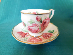 Queen Anne Lady Margaret cup and saucer VGU