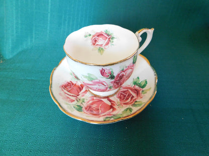 Queen Anne Lady Margaret cup and saucer VGU