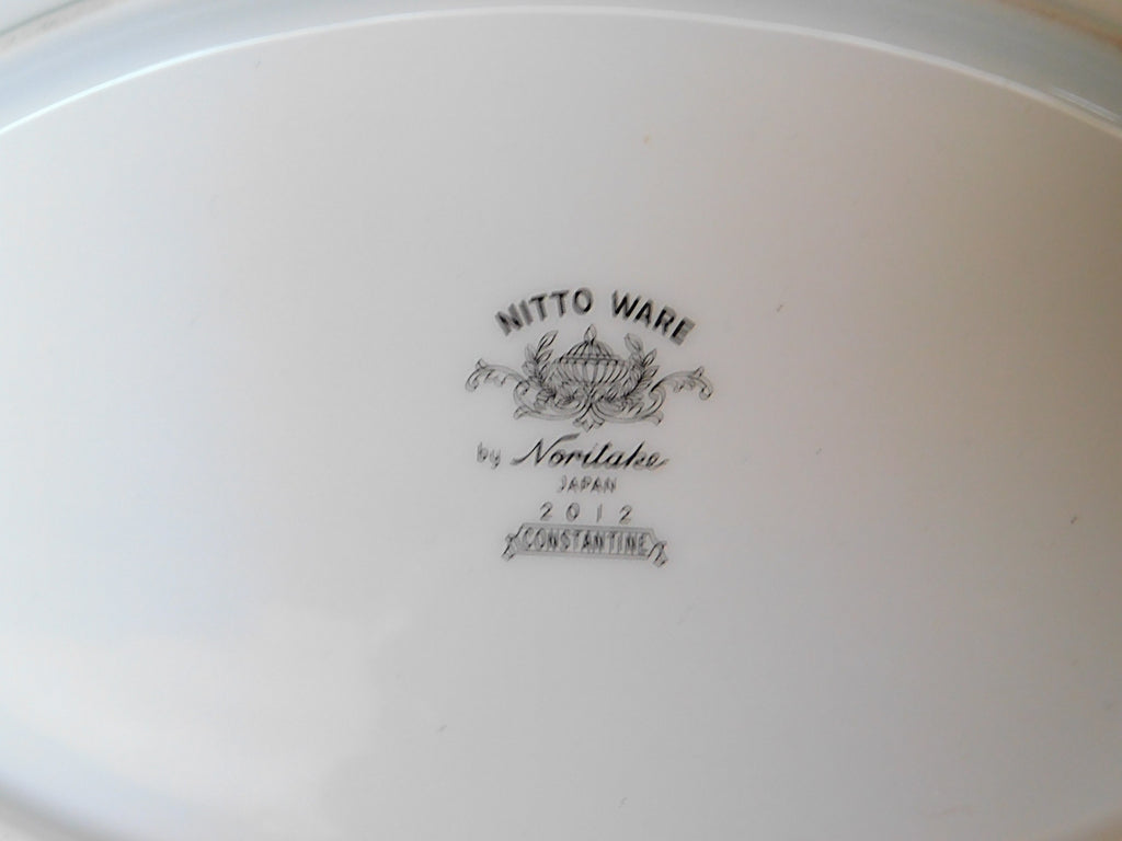Noritake Constantine 2012 (1969) Nitto Ware oval vegetable bowl near mint condition