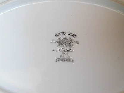 Noritake Constantine 2012 (1969) Nitto Ware oval vegetable bowl near mint condition