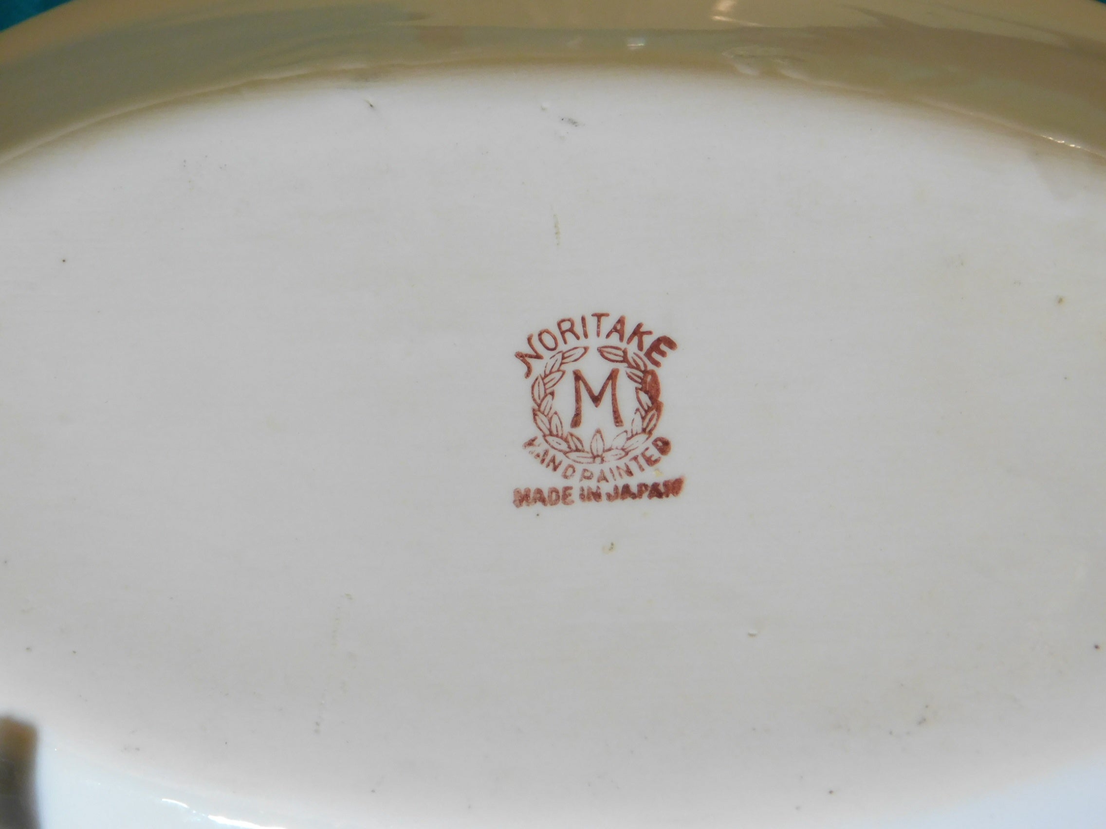 Noritake M (1930s) oval mint dish