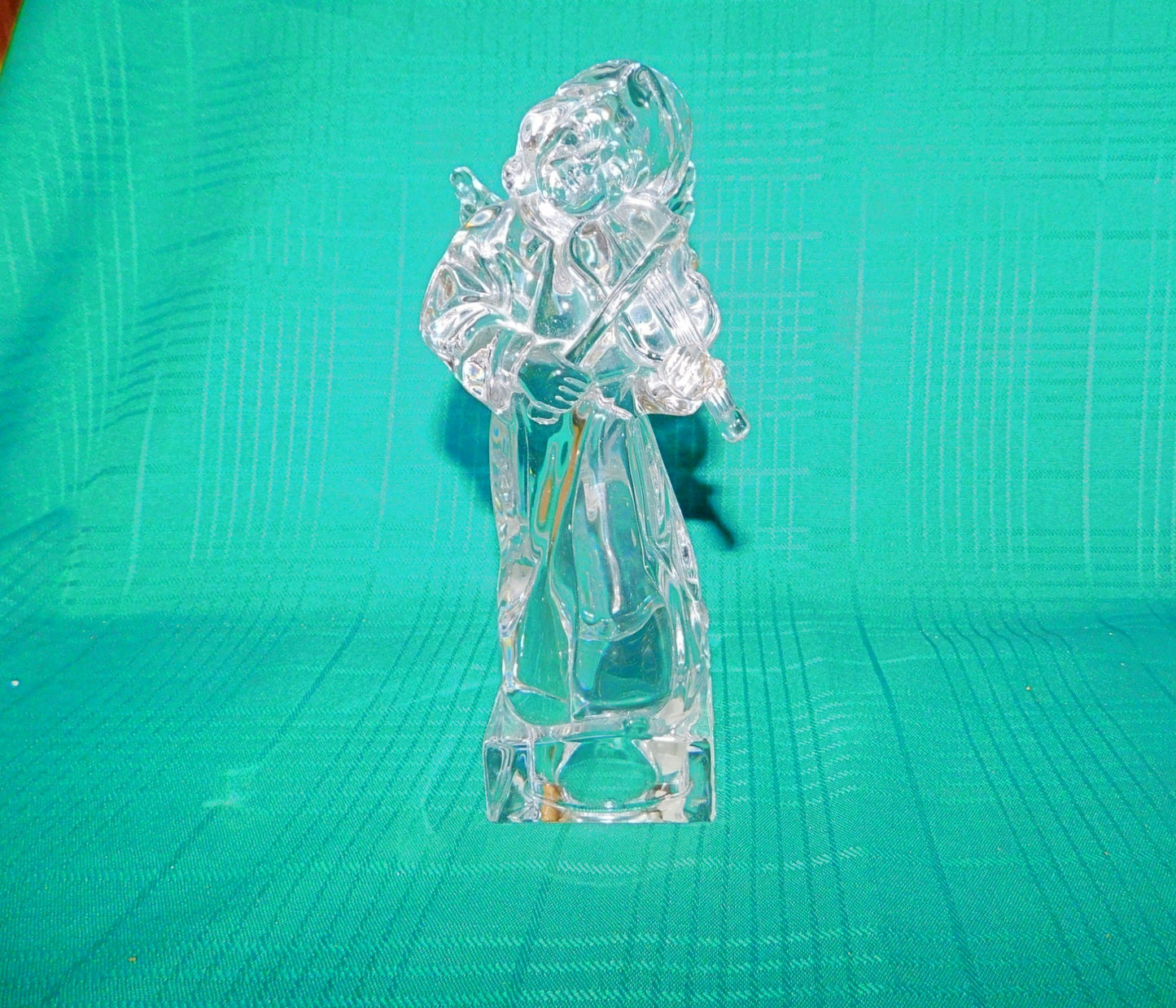 Mikasa crystal figurine Herald Collection Angelic Violin Germany mint condition