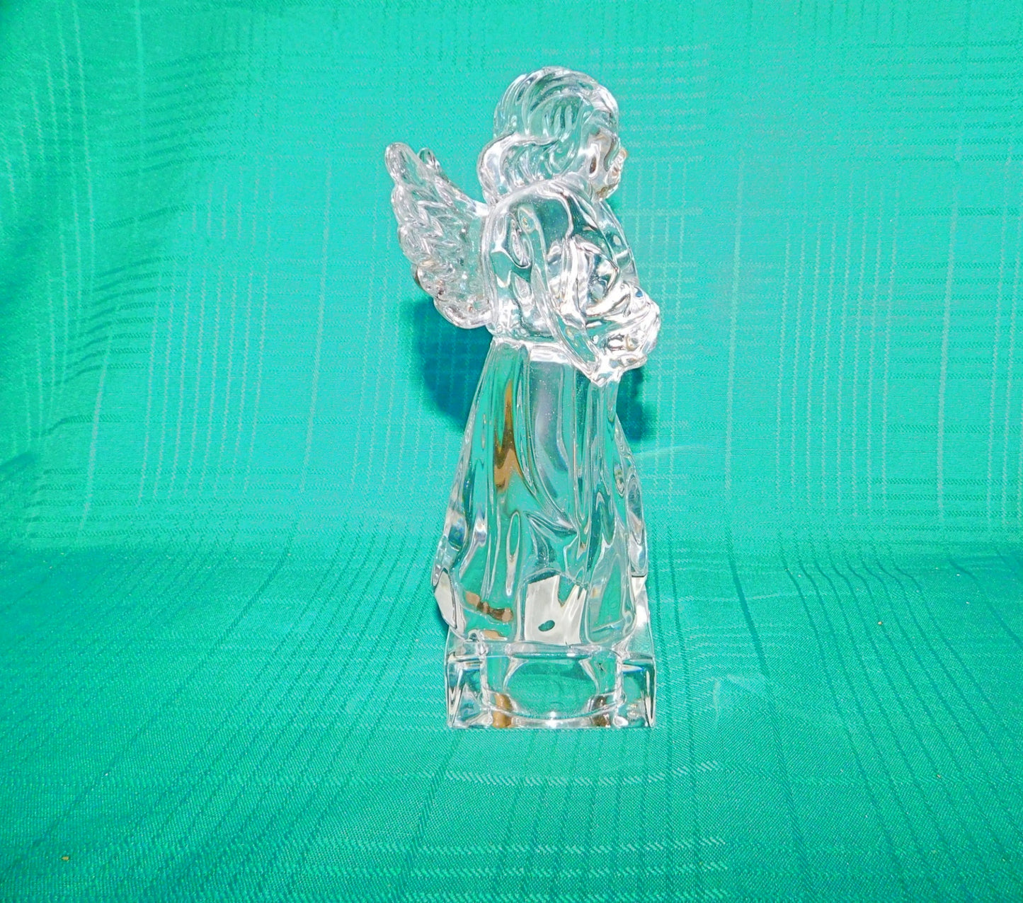 Mikasa crystal figurine Herald Collection Angelic Violin Germany mint condition