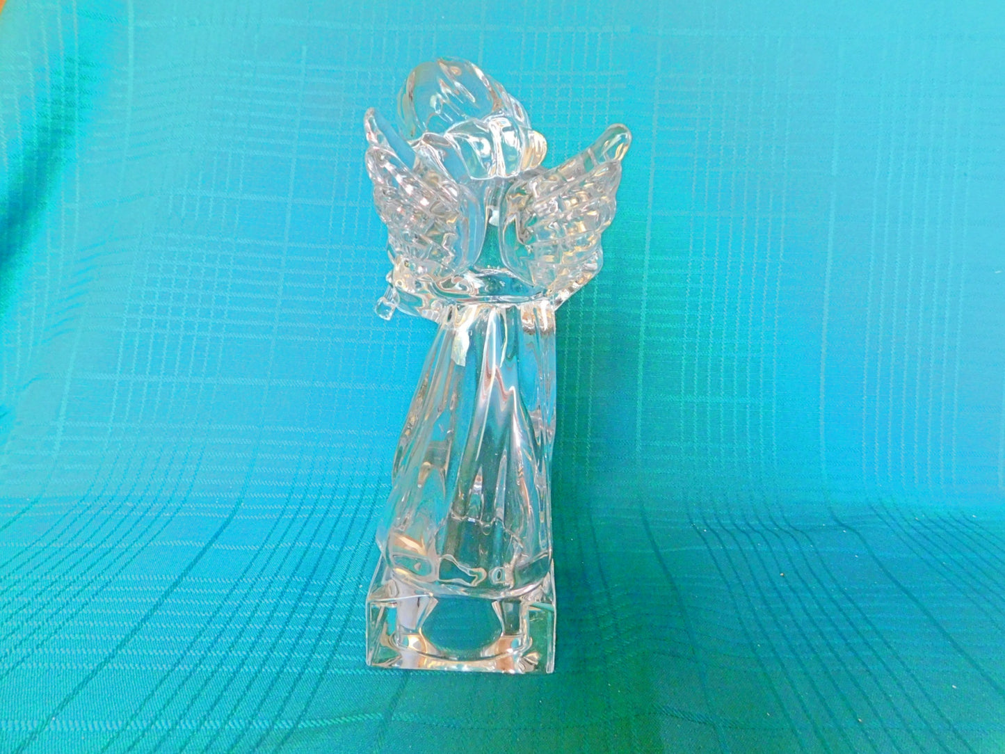 Mikasa crystal figurine Herald Collection Angelic Violin Germany mint condition