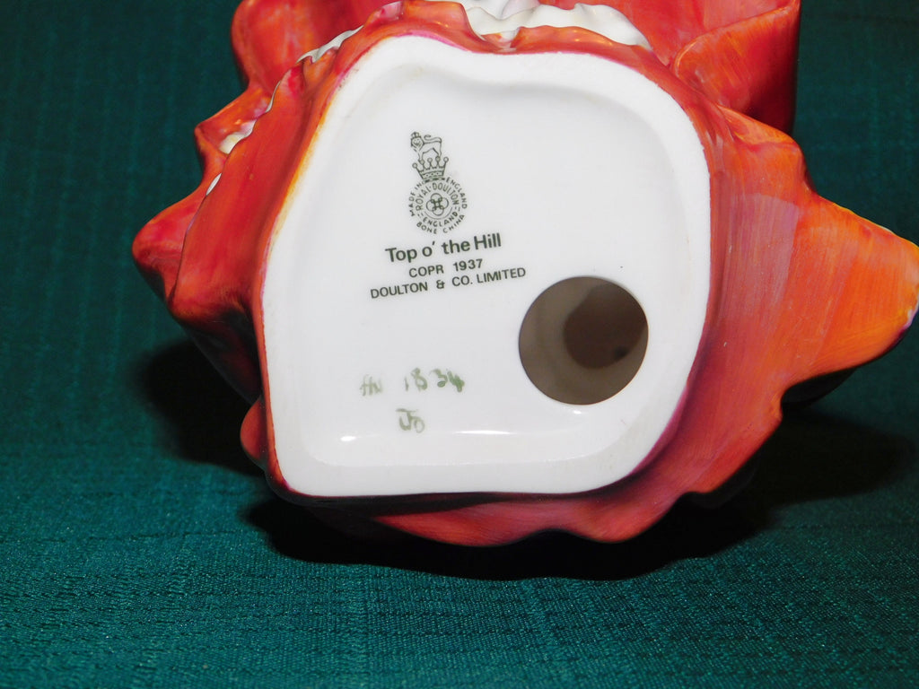 Royal Doulton Top o' the Hill HN1834 figurine handwritten mint condition