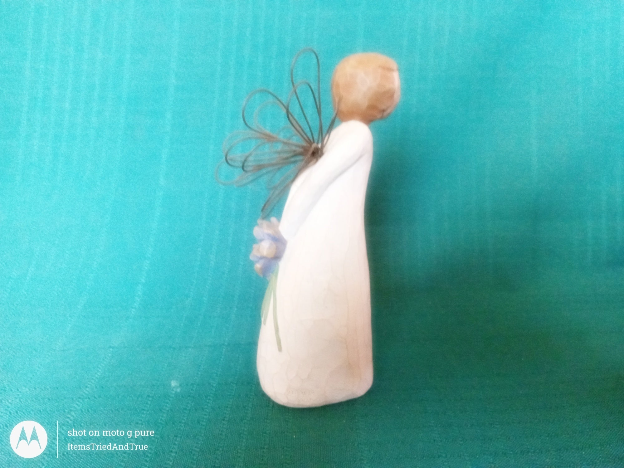 Willow Tree “Thank You” Figurine – Susan Lordi 2002 DEMDACO Collectible Angel