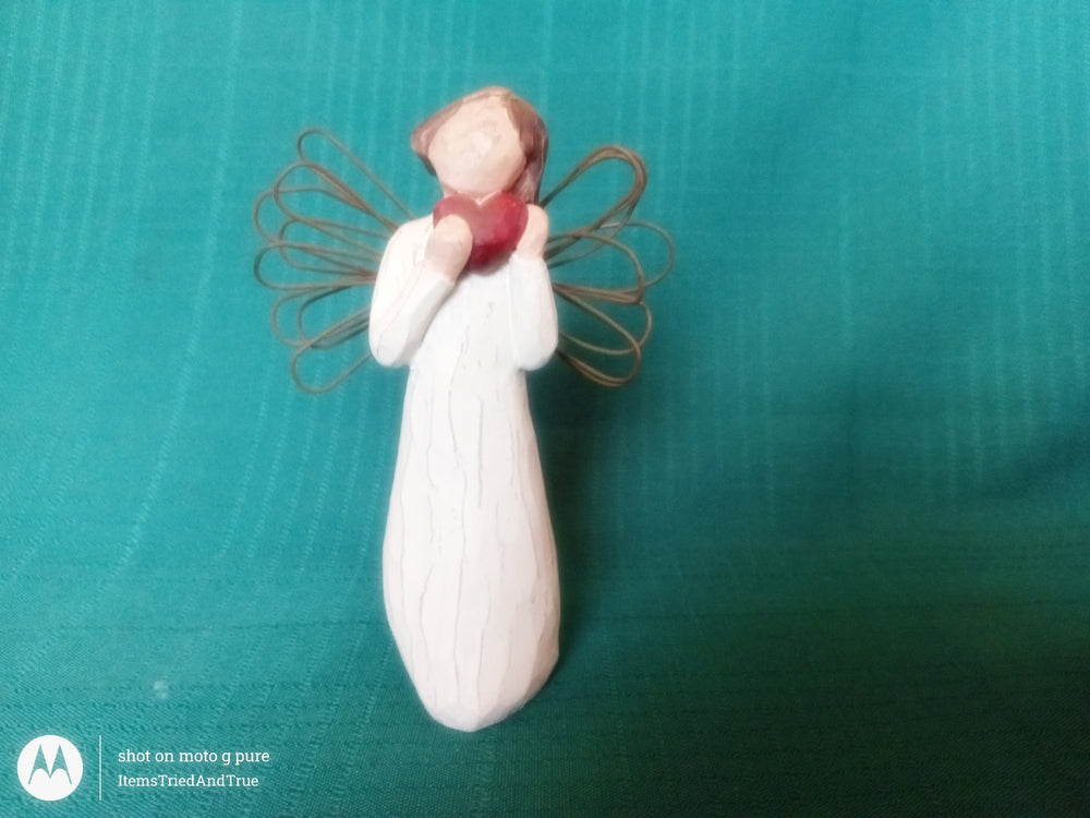 Willow Tree “Angel of the Heart” Figurine – Susan Lordi 2000 DEMDACO Collectible