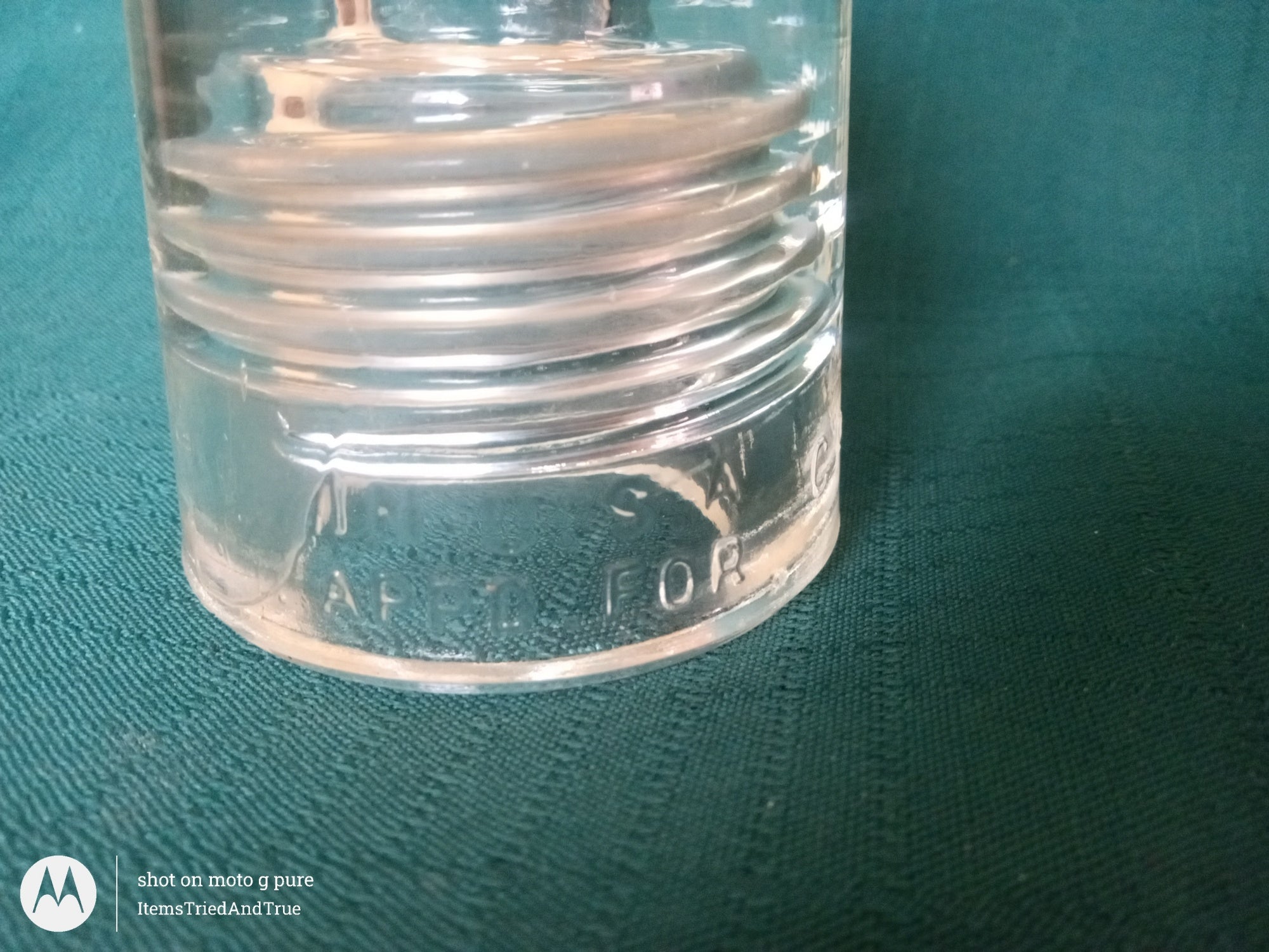 Vintage Pyrex / Hemingray Clear Glass Insulator – Industrial Telegraph Collectible