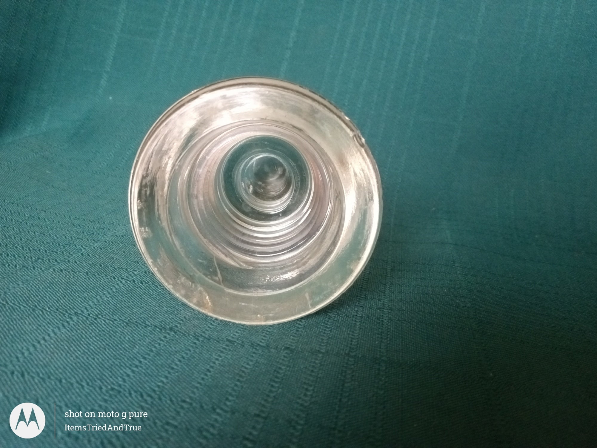 Vintage Pyrex / Hemingray Clear Glass Insulator – Industrial Telegraph Collectible