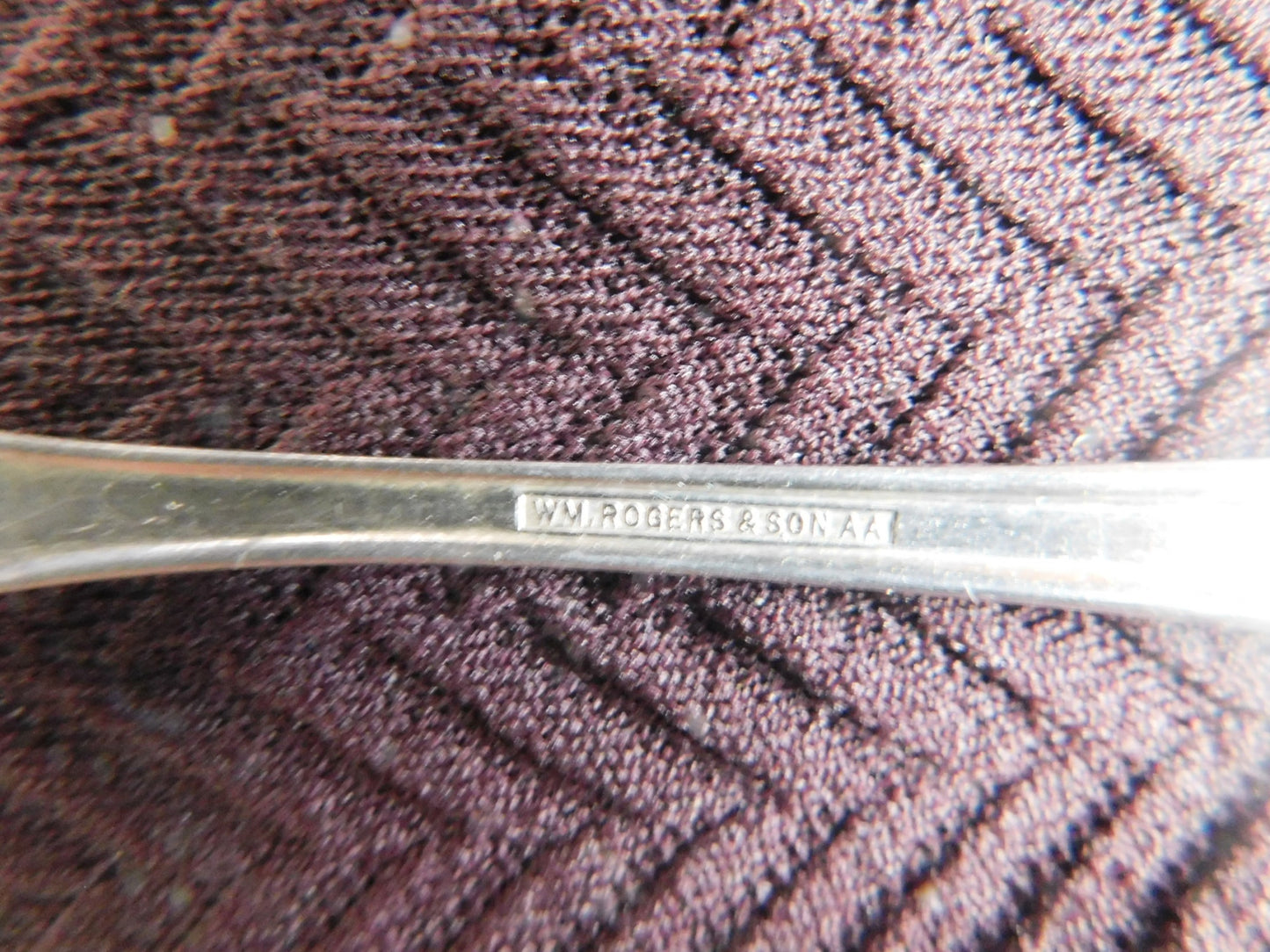 Wm. Rogers & Son AA LaFrance (1920) flat handle master butter knife VGU