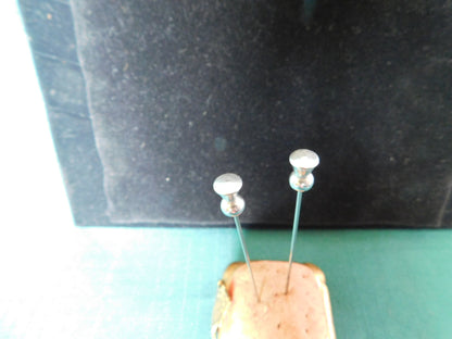 Vintage silver tone (pewter) hatpin VGU