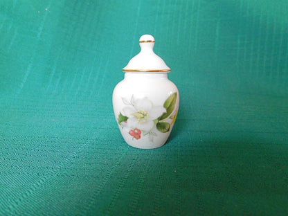 Hammersley bone china mini ginger jar mint condition rare find