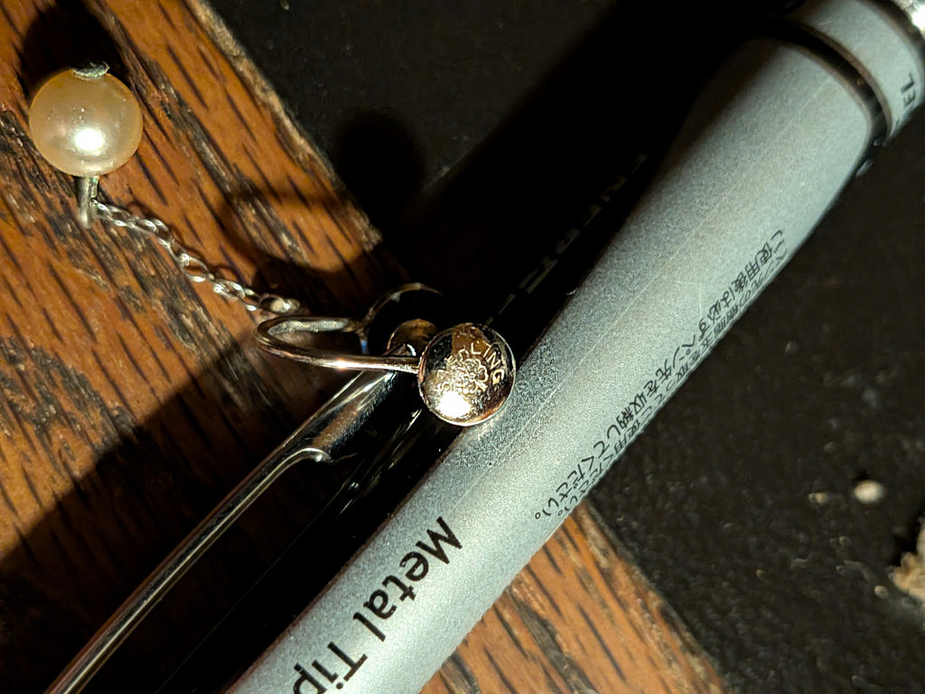 Sterling Silver Pearl Drop Earrings – Screw-Back Pair