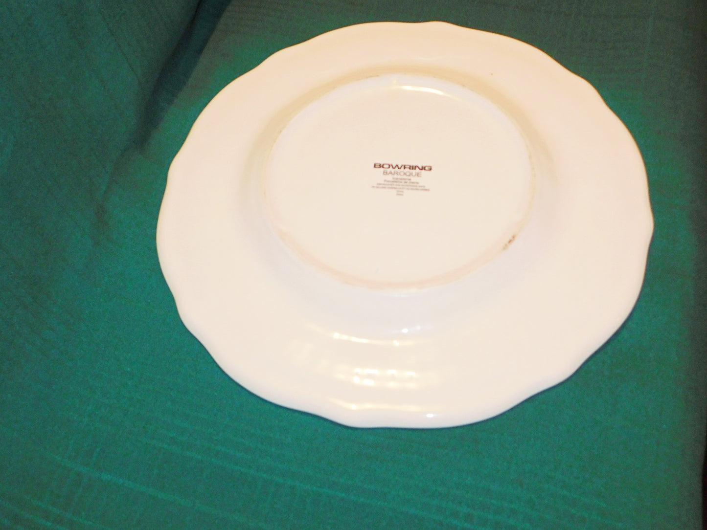 Bowring Baroque 13-inch charger plate or serving dish