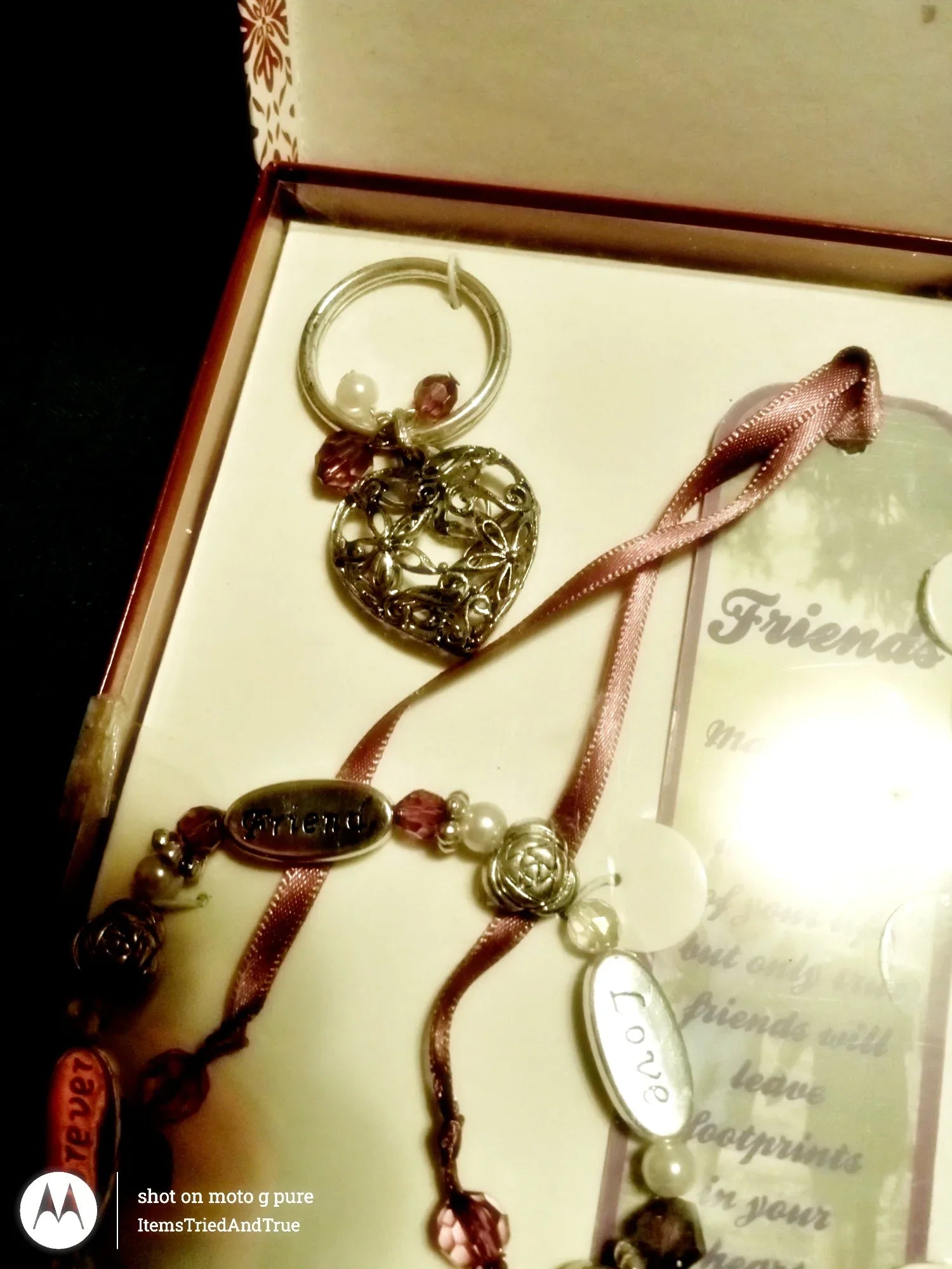 Friendship Bracelet & Keychain Gift Set