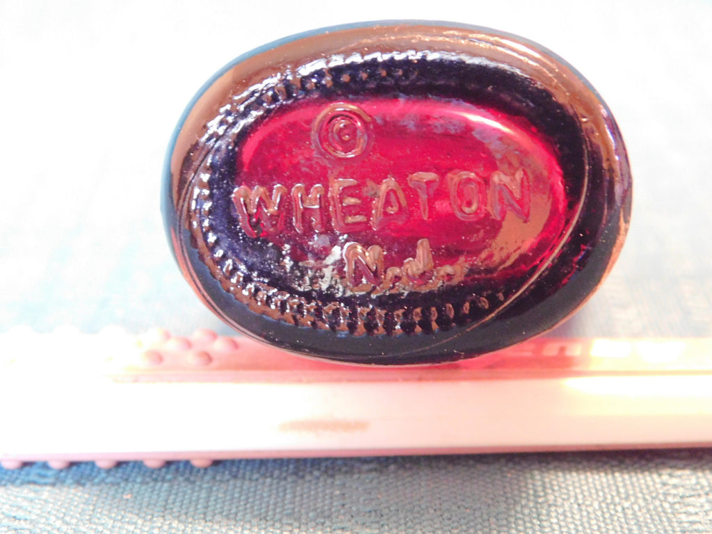 Vintage Frank's Kidney Liver cure ruby bottle mint condition