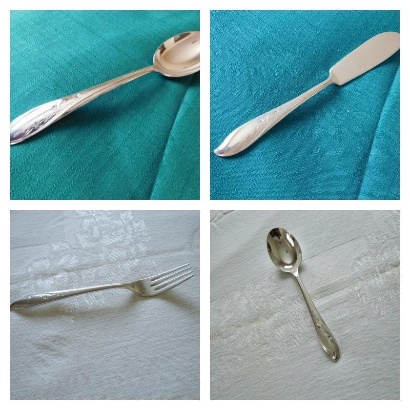 1847 Rogers Bros. Springtime (1957) Silverplate Flatware Vintage Floral Elegance