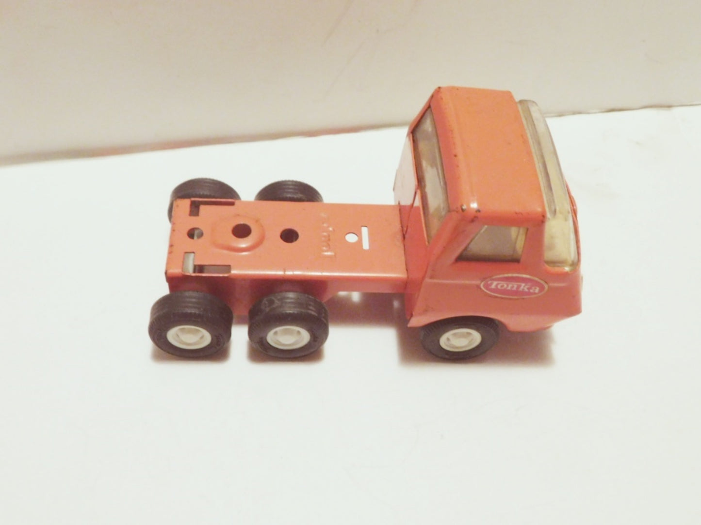 Vintage orange Tonka 55010 semi tractor truck 1970s metal VGU