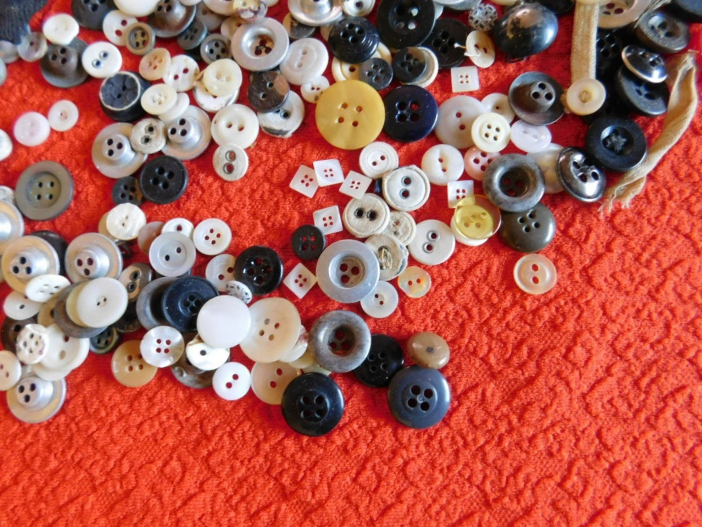 Vintage quarter pound mixed lot of over 260 buttons